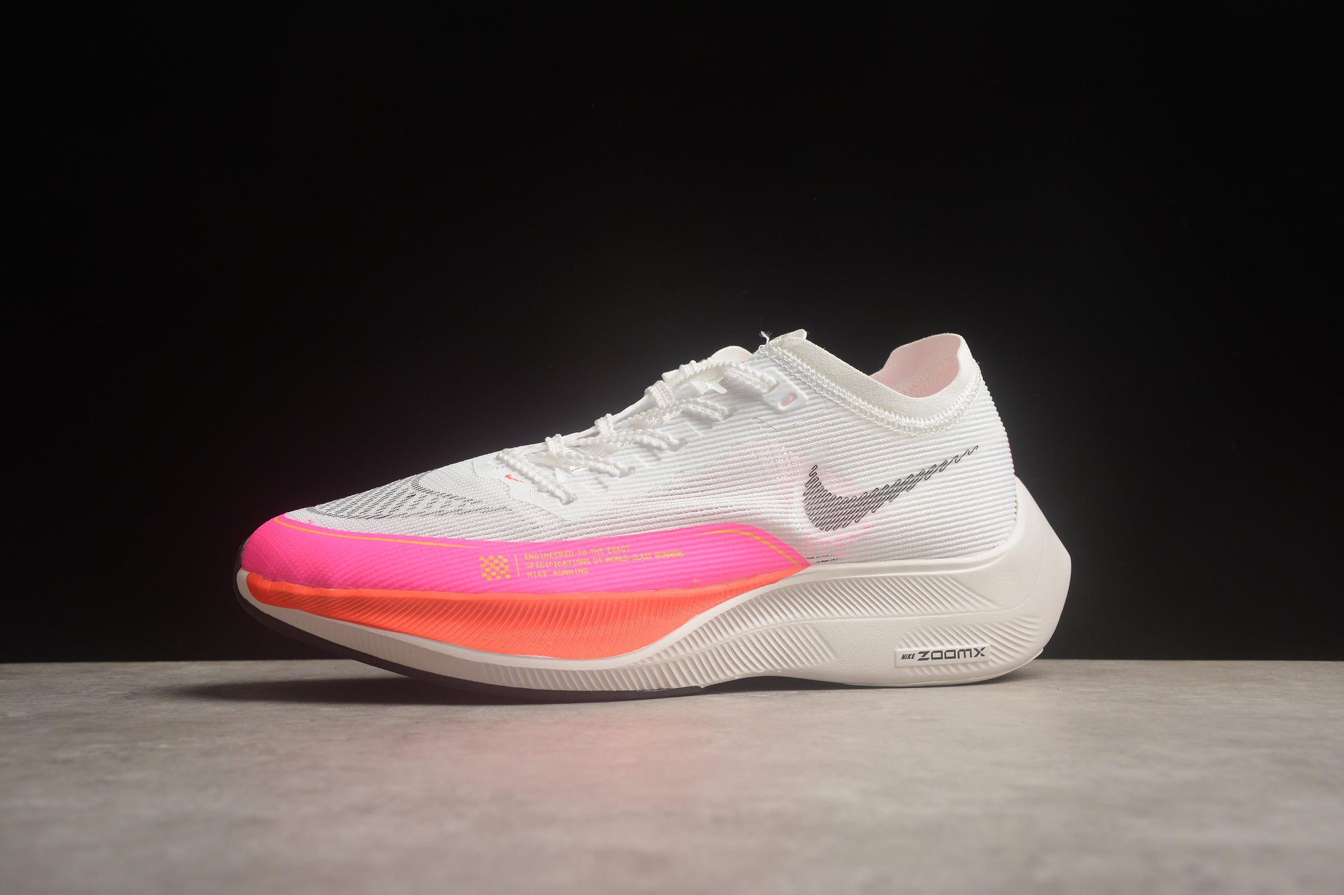 Zoom - Vaporfly Ne - T% 2 And Pink - White Unisex Streetwear Limited Edition