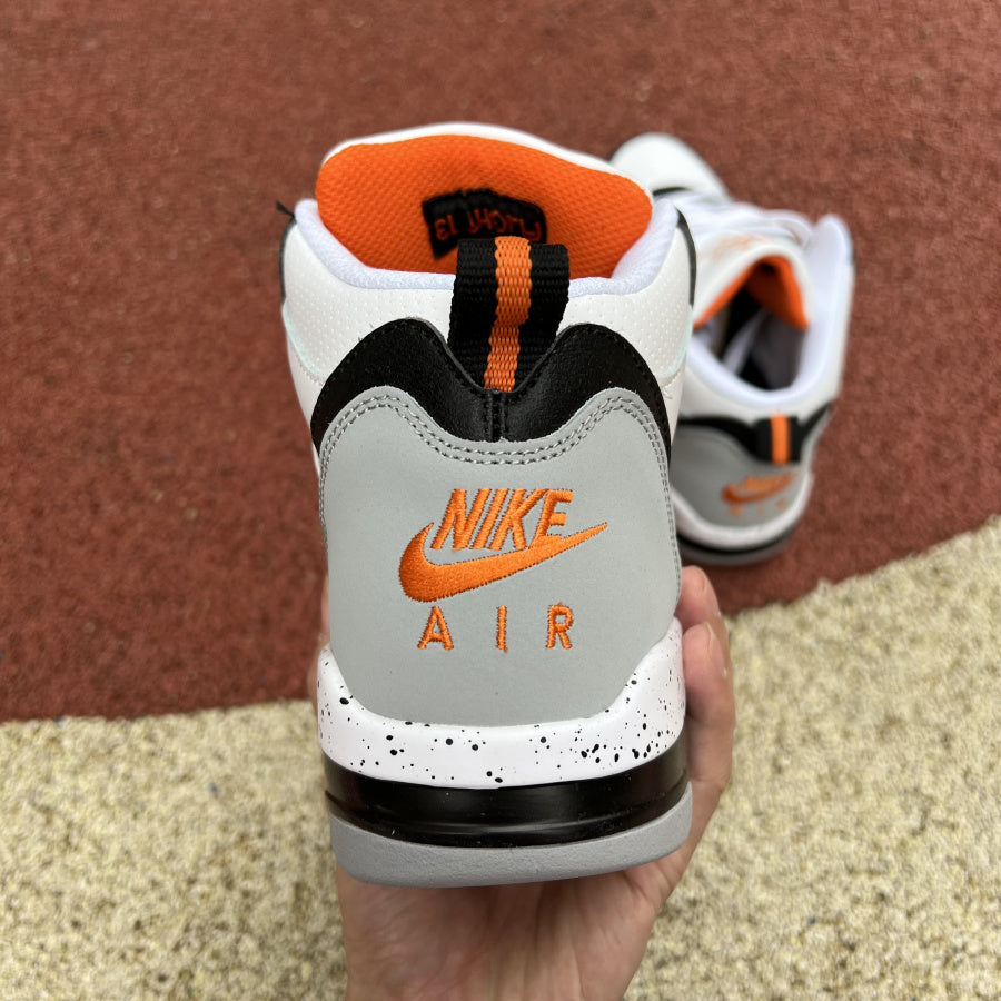 JORDAN 13 'white - Grey - Orange' Unisex Streetwear Limited Edition