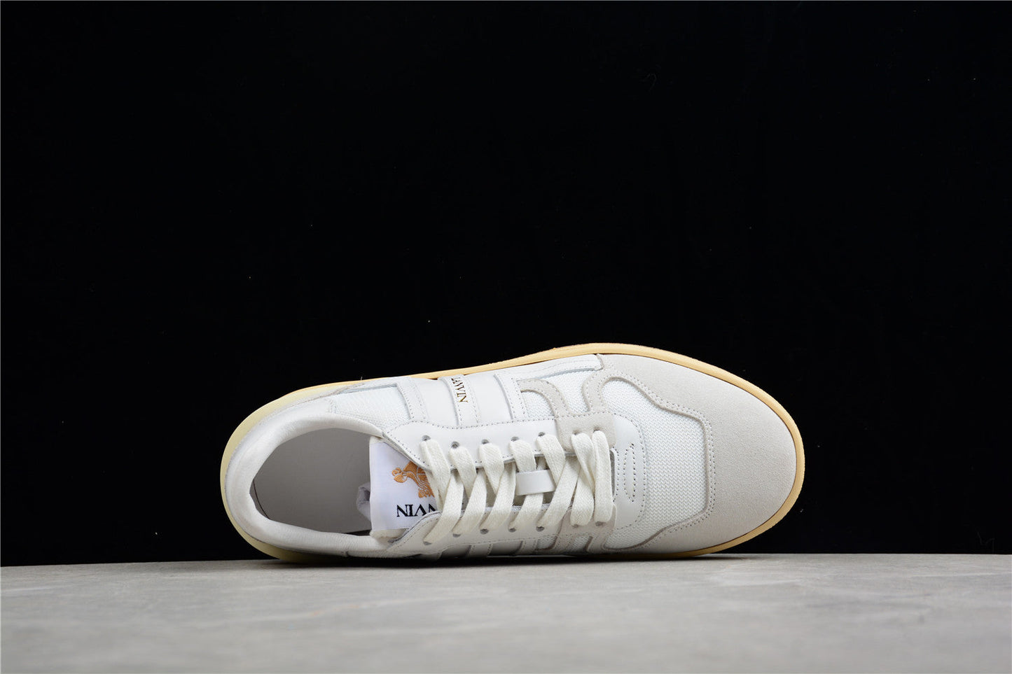 Lanvin Mesh And Suede Sneakers - White Unisex Streetwear Limited Edition - ### Lanvin Mesh and Suede Sneakers Step up your sneaker game with the Lanvin Mesh