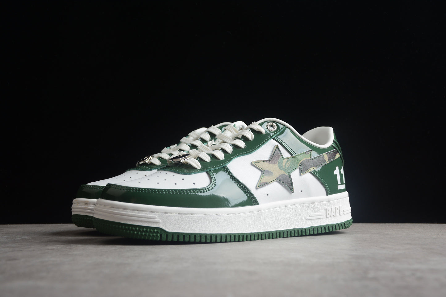 BAPE Sta #11 Low Top Sneakers - White Unisex Streetwear Limited Edition - Introducing the BAPE STA #11 Low Top Sneakers C a bold statement piece designed to