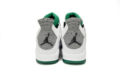 Jordan Wmns 4 Retro Jamaica Green - White Unisex Streetwear Limited Edition