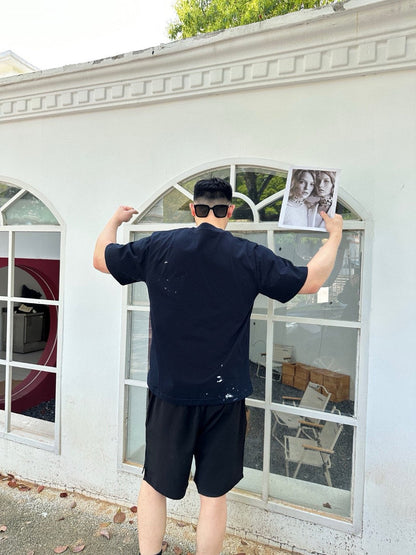 Camiseta Dior Artistic Splatter (Negra)