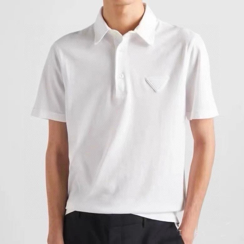 Prada Classic White Polo Shirt - logo - replica sneakers