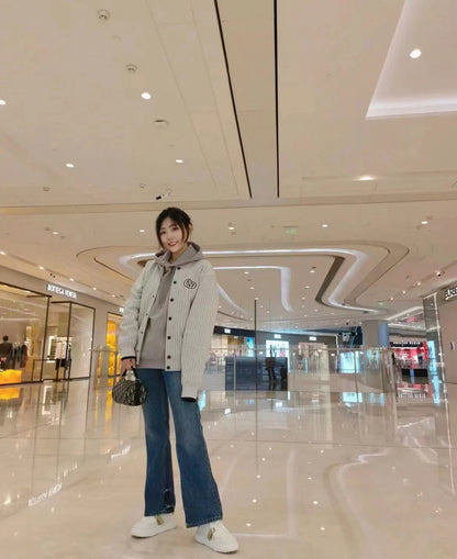 Veste bomber rayée Dior - Gris