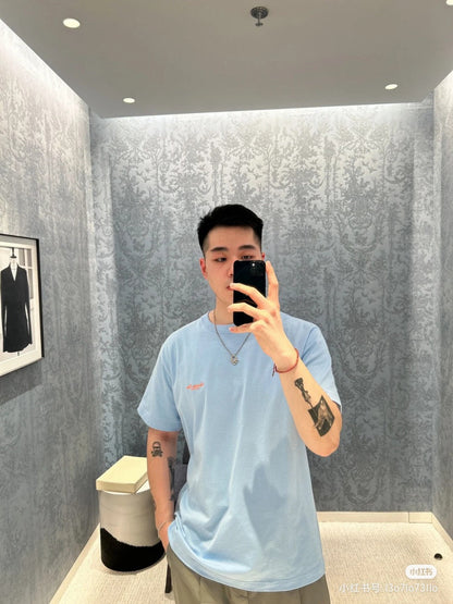 Camiseta azul claro de Dior Christian Dior Couture