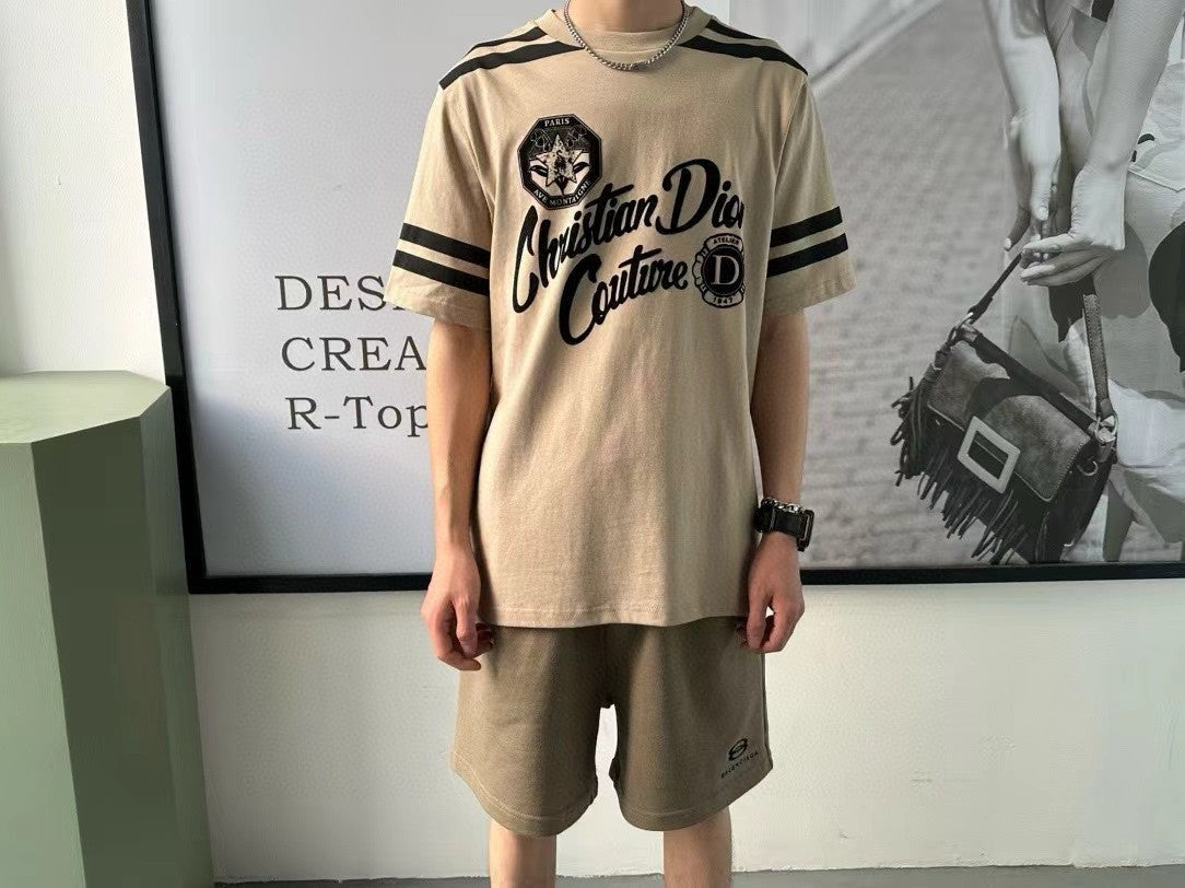 Camiseta beige de alta costura de Christian Dior