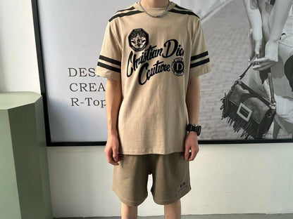 Camiseta beige de alta costura de Christian Dior