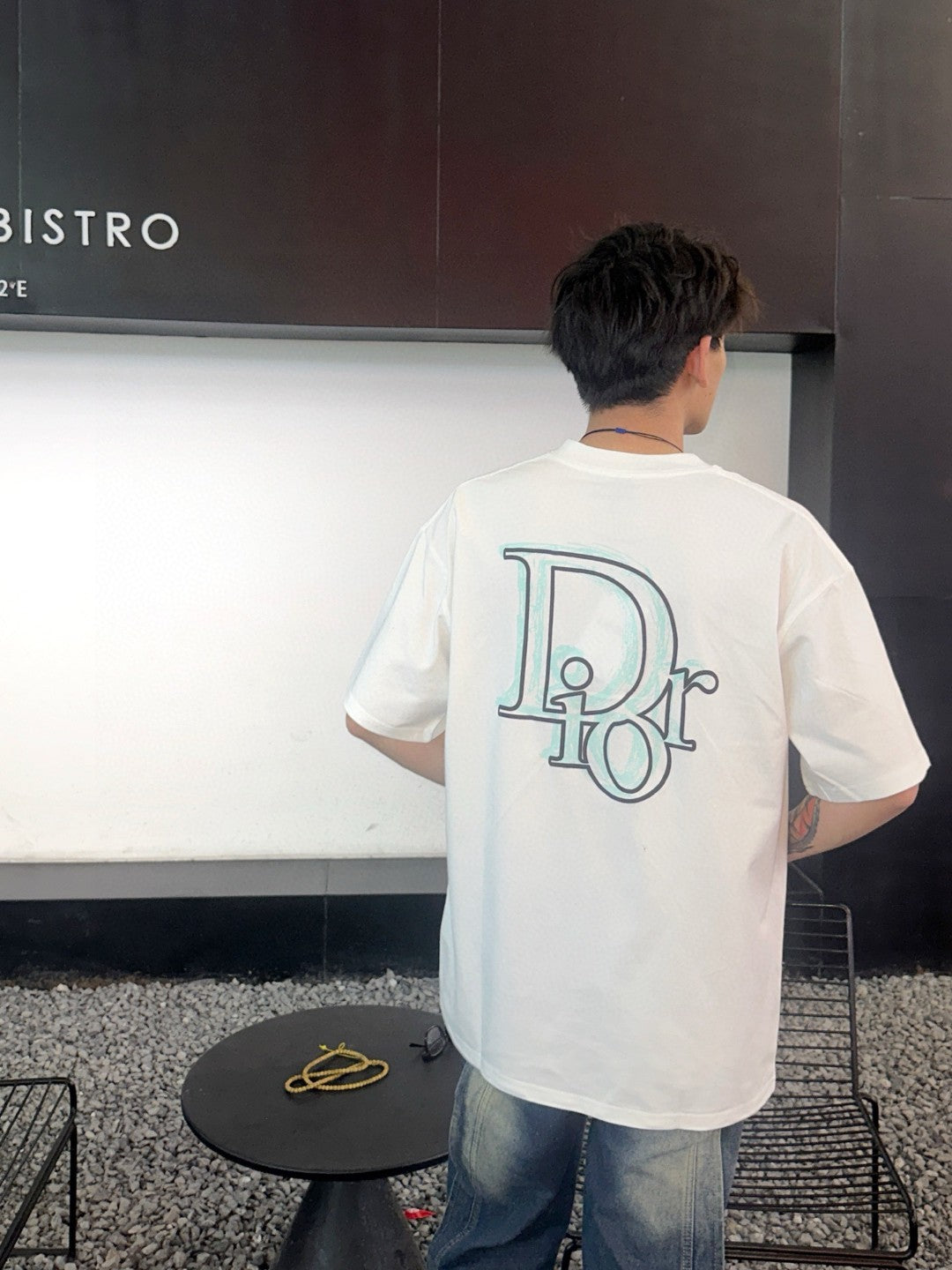 Camiseta Dior Classic Logo (Blanca)