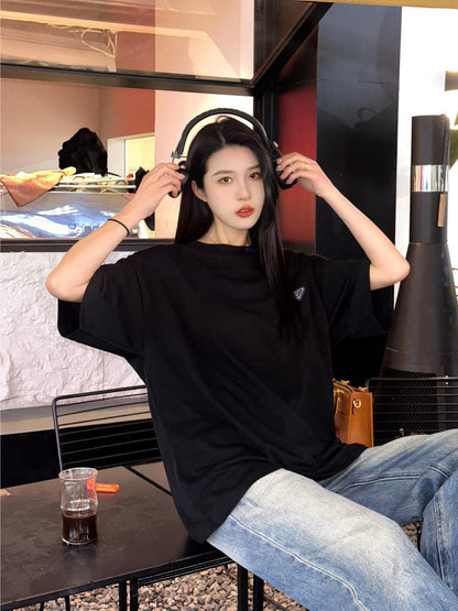 Prada Milano Logo T-Shirt (Black) - logo - replica sneakers
