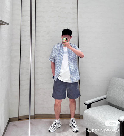 Camisa con estampado de monograma Dior