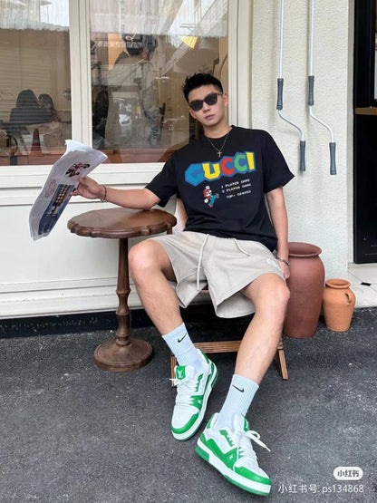 Camiseta Gucci Retro Game (Negra)