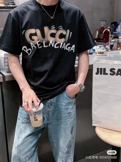 Camiseta de la colaboración Gucci x Balenciaga (Negra)