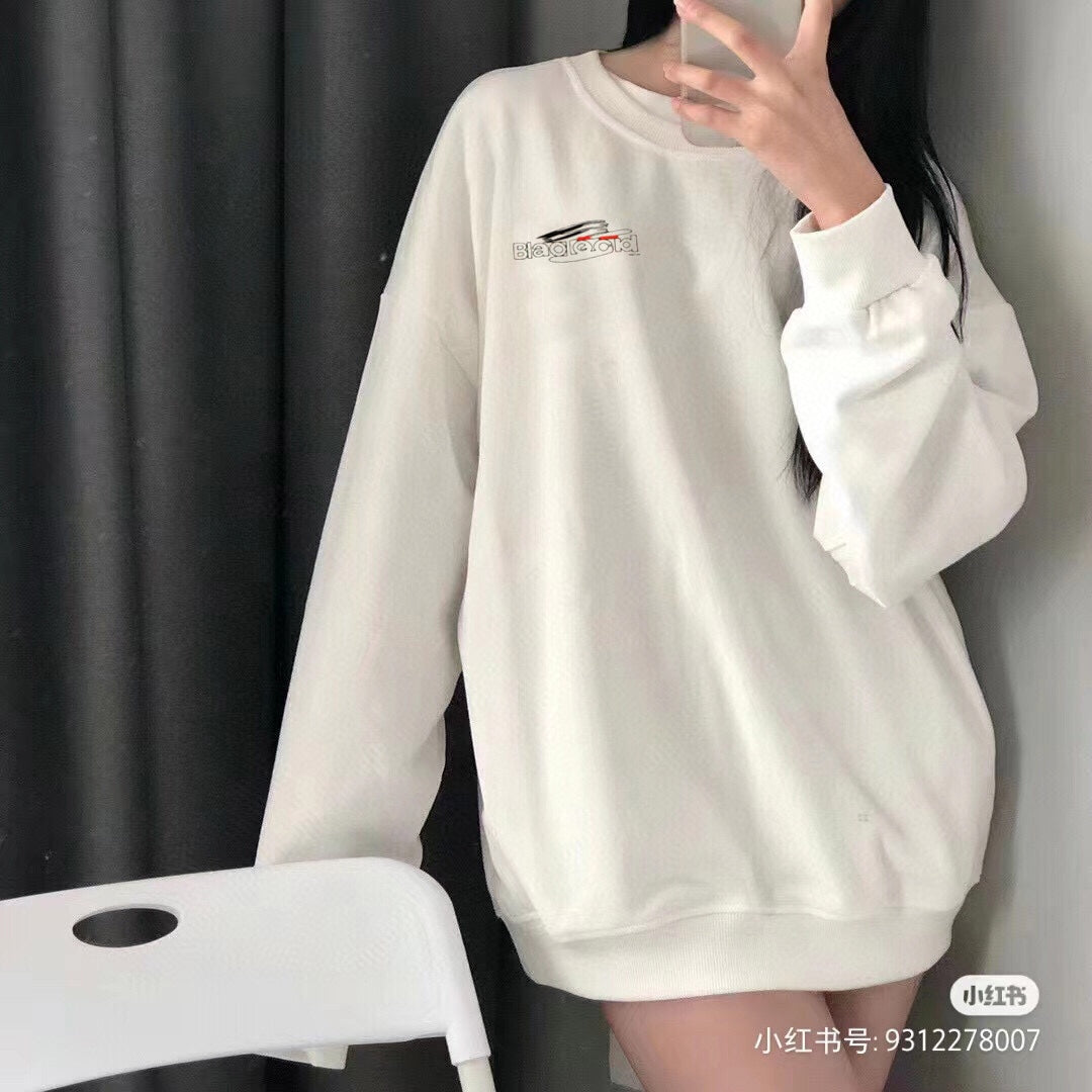 Sudadera blanca Balenciaga