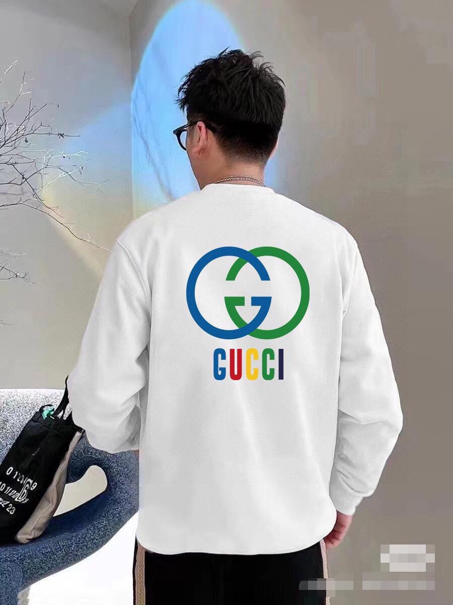 Sudadera Gucci con logo de doble G entrelazada - Crudo