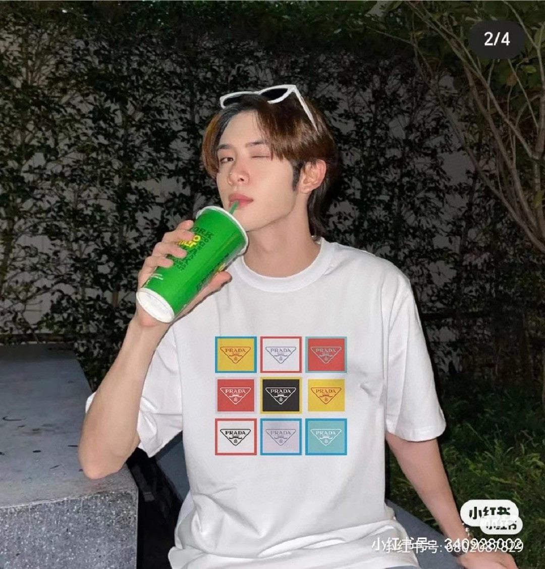 Prada Pop Art Logo T-Shirt - logo - replica sneakers