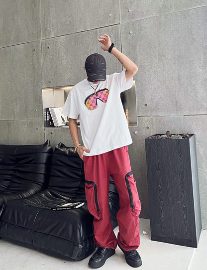 Camiseta gráfica con gafas de sol Gucci