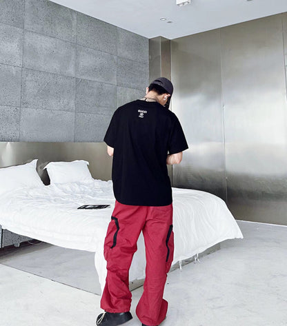 Camiseta gráfica con gafas de sol Gucci - Negra