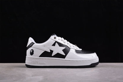 BAPE Sta Low-top Sneakers - Black Unisex Streetwear Limited Edition - **BAPE STA Low-Top Sneakers** Introducing the BAPE STA Low-Top Sneakers, a perfect blend of streetwear