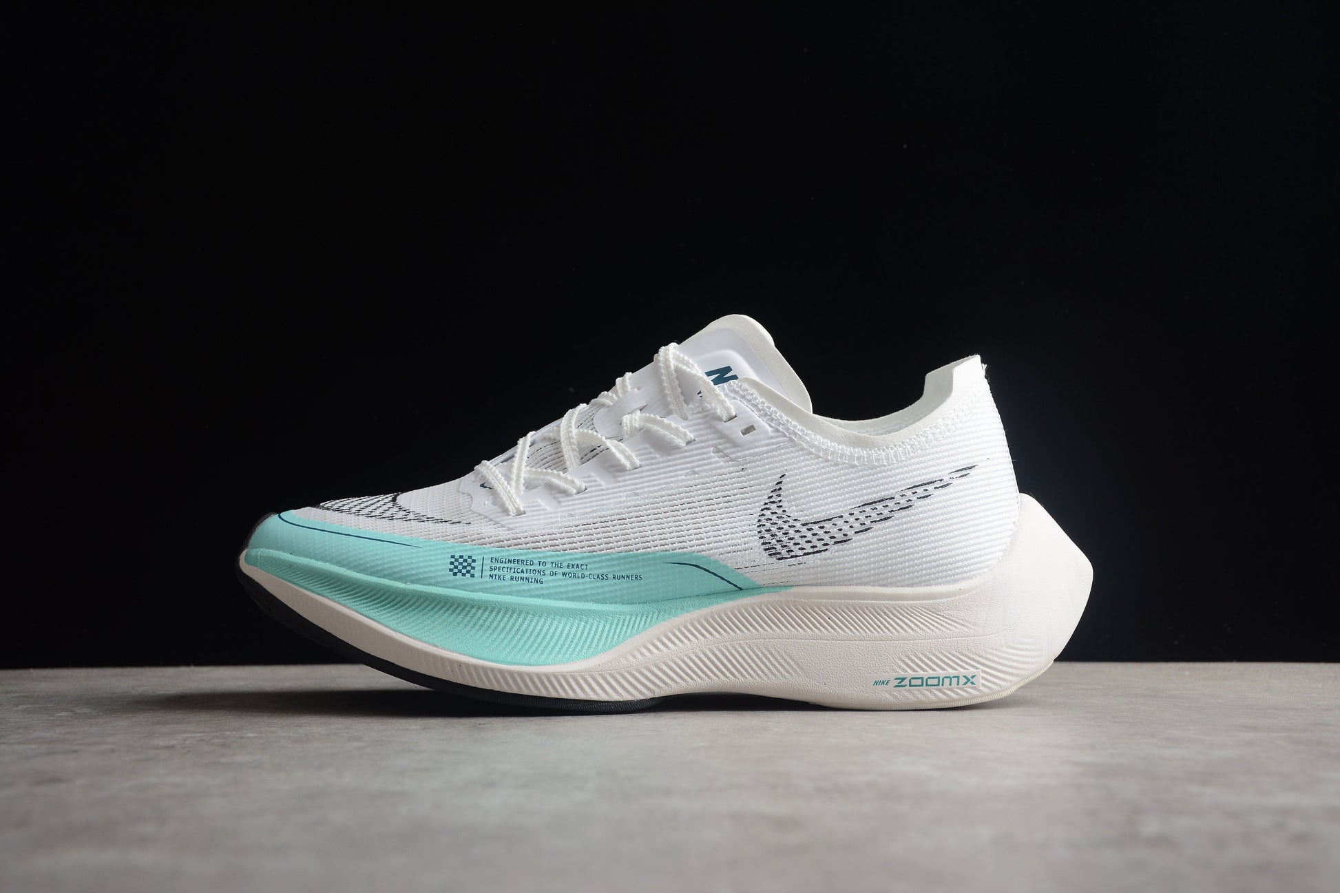 Zoom - Vaporfly Ne - T% 2 Blue-green And - Black Unisex Streetwear Limited Edition