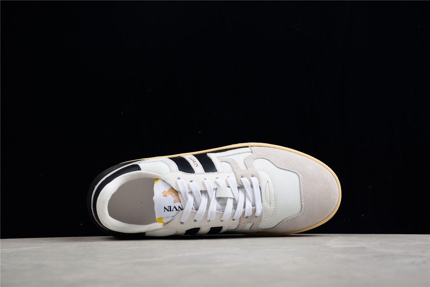 Lanvin Mesh And Suede Sneakers - Black Unisex Streetwear Limited Edition - ### Lanvin Mesh and Suede Sneakers Discover the perfect blend of style and comfort with