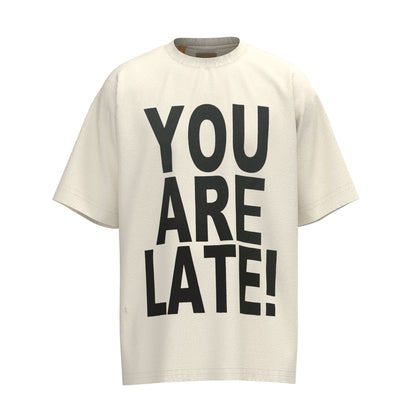 GALLERY Dept T-Shirt - Black Unisex Streetwear Limited Edition - **Gallery Dept. 'You Are Late!' T-Shirt** Make a bold statement with the Gallery Dept. 'You