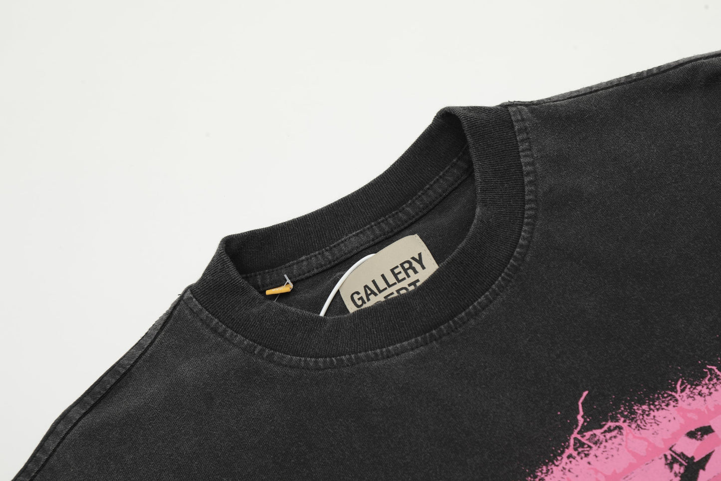 GALLERY Dept T-Shirt - Black Unisex Streetwear Limited Edition - Introducing the Gallery Dept. 'The Black Key' Hand-Painted Distressed Short Sleeve T-Shirt, a bold and