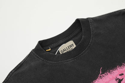 GALLERY Dept T-Shirt - Black Unisex Streetwear Limited Edition - Introducing the Gallery Dept. 'The Black Key' Hand-Painted Distressed Short Sleeve T-Shirt, a bold and
