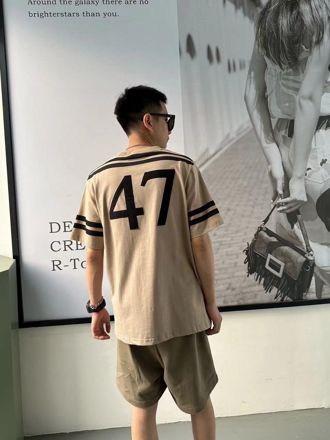 Camiseta beige de alta costura de Christian Dior