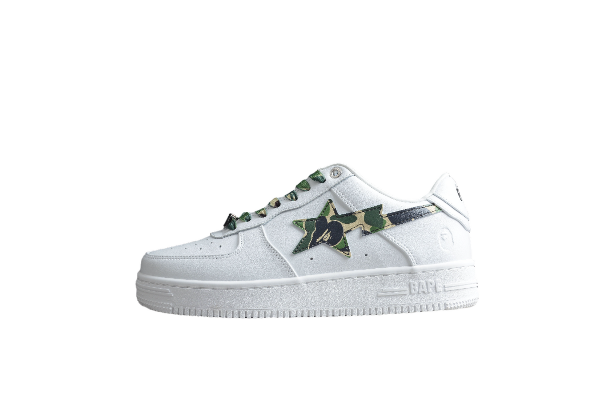 BAPE Sta Camo Edition Sneakers - White Unisex Streetwear Limited Edition - ### BAPE STA White Camo Edition Sneakers Introducing the BAPE STA White Camo Edition Sneakers,