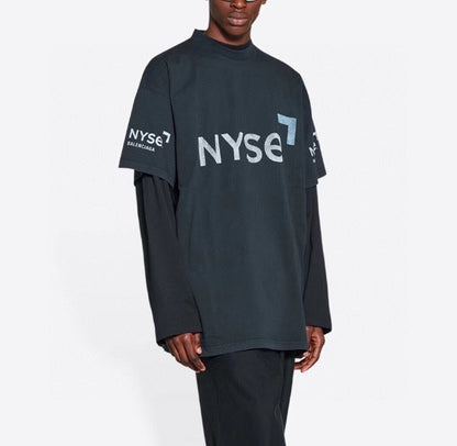 Camiseta con el logo de Balenciaga NYSE