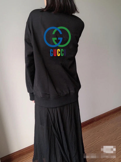 Sudadera Gucci con logo de doble G entrelazada - Negra