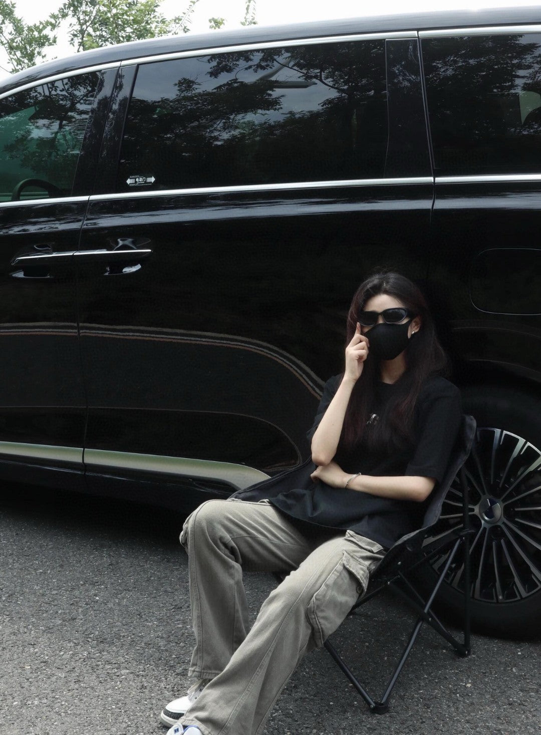 Camiseta Gucci con logo vintage (negra)