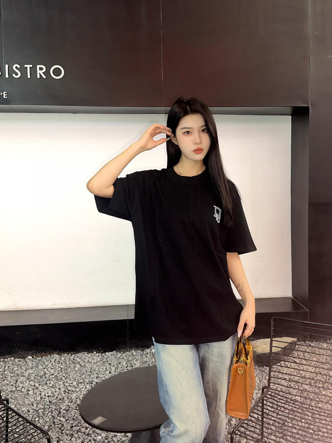 Camiseta Dior Classic Logo (Negra)