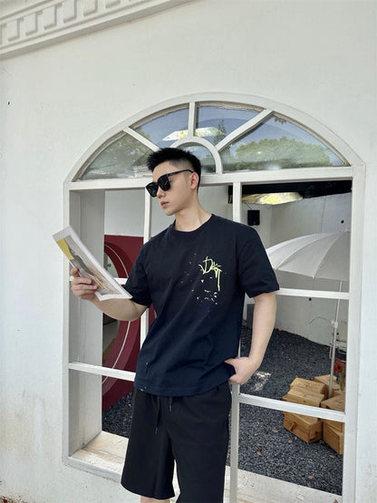 Camiseta Dior Artistic Splatter (Negra)