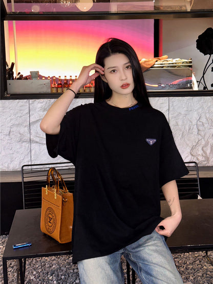 Prada Milano Logo T-Shirt (Black) - logo - replica sneakers