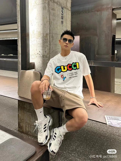 T-shirt Gucci Retro Game (Crème)