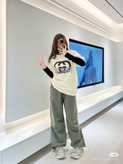 T-shirt Gucci x Balenciaga Hacker Project (Crème)