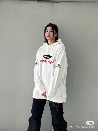 Sudadera blanca Balenciaga