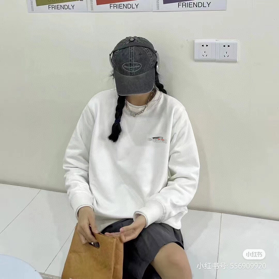 Sudadera blanca Balenciaga