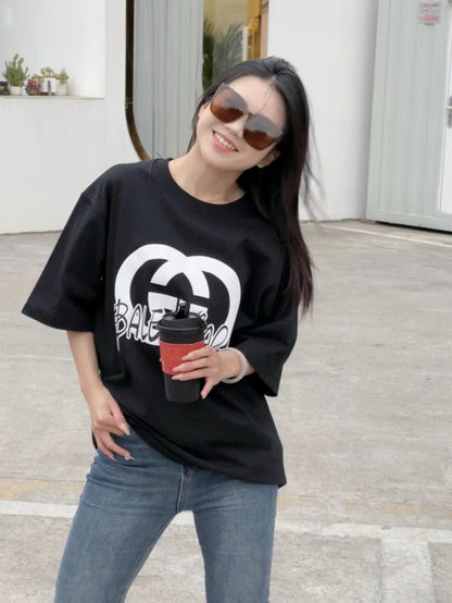 T-shirt Gucci x Balenciaga Hacker Project (noir)