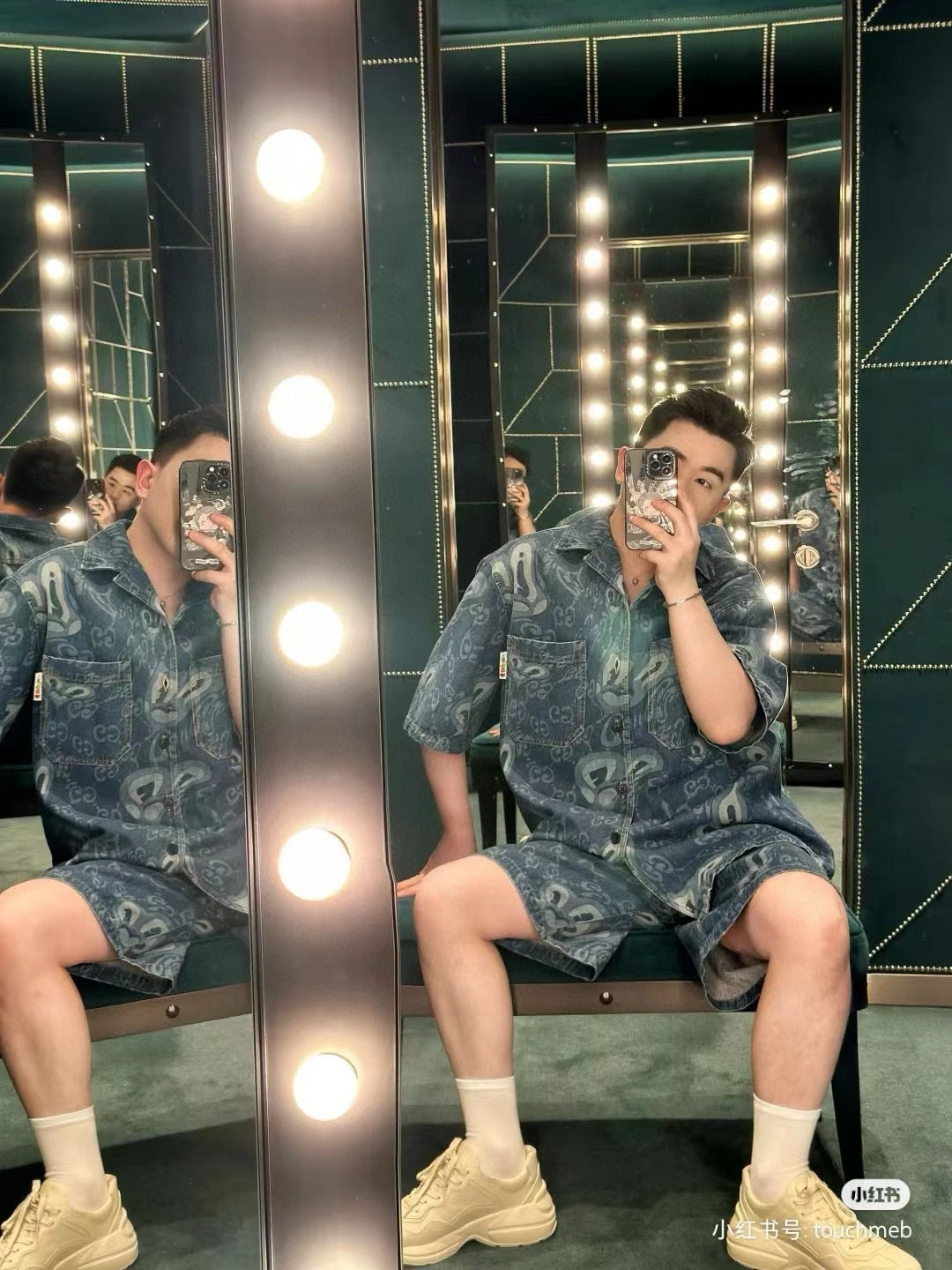 Chemise en jean Gucci