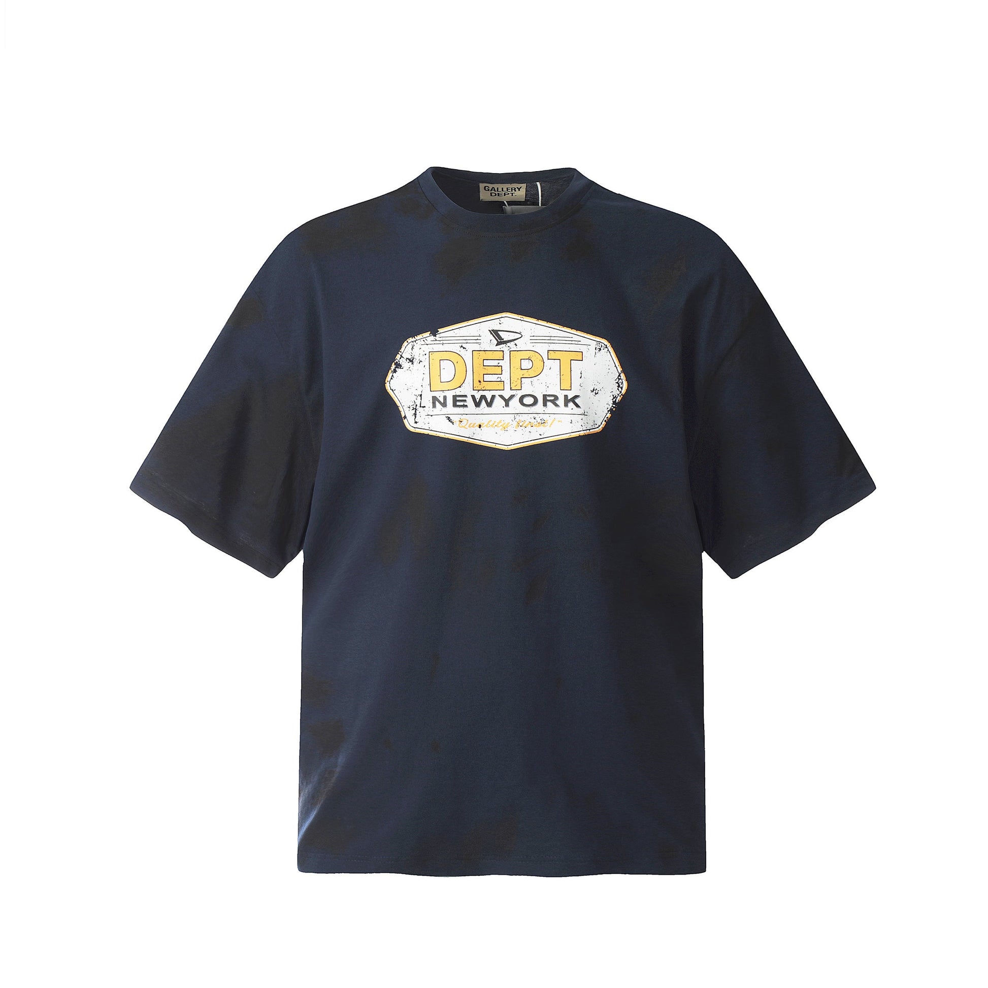 GALLERY Dept T-Shirt - Black Unisex Streetwear Limited Edition - Introducing the Gallery Dept. New York Distressed Hand-Painted Short Sleeve T-Shirt, a perfect fusion of