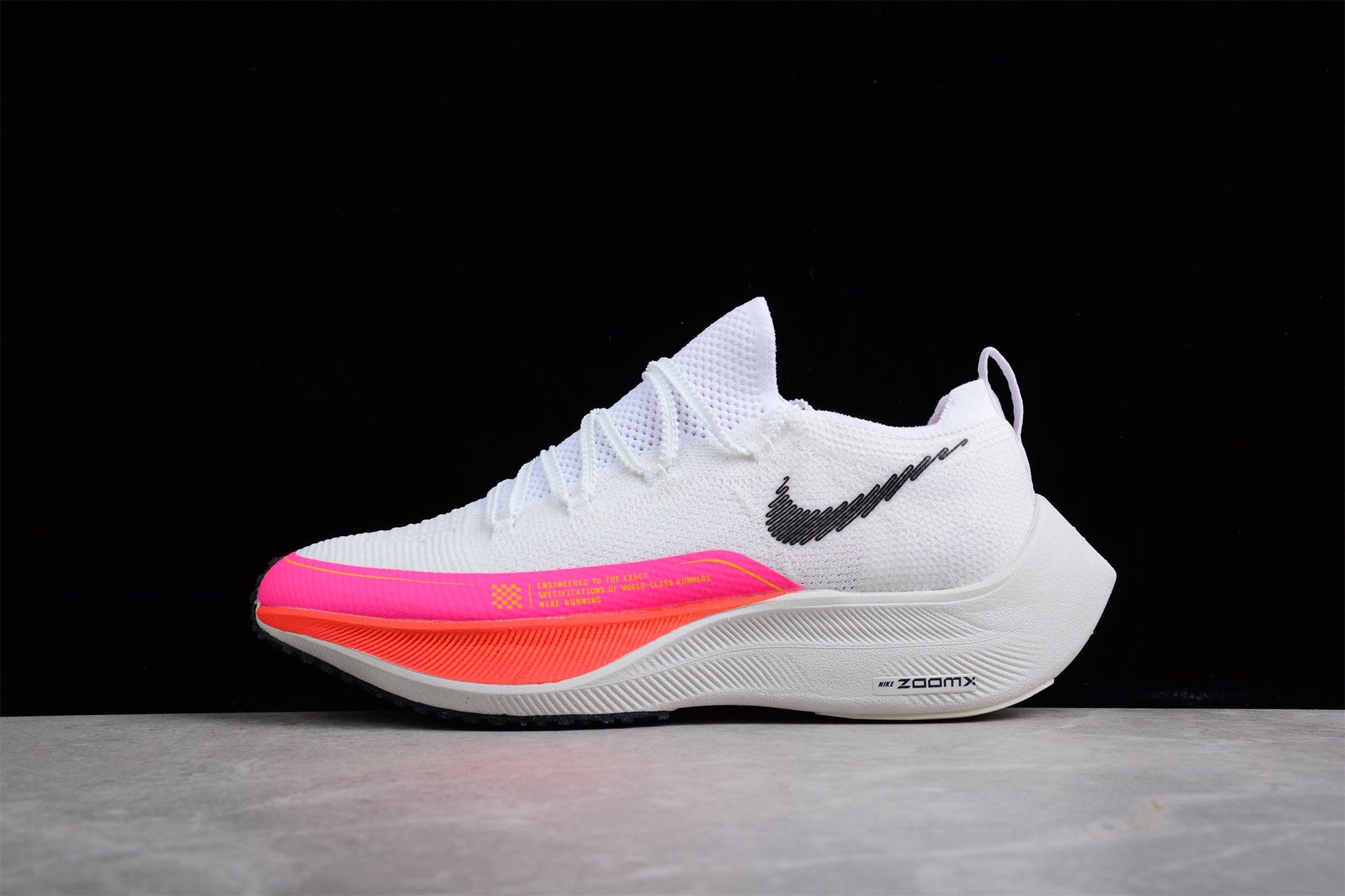 Zoom - Vaporfly Ne - T% 2 And Pink - White Unisex Streetwear Limited Edition