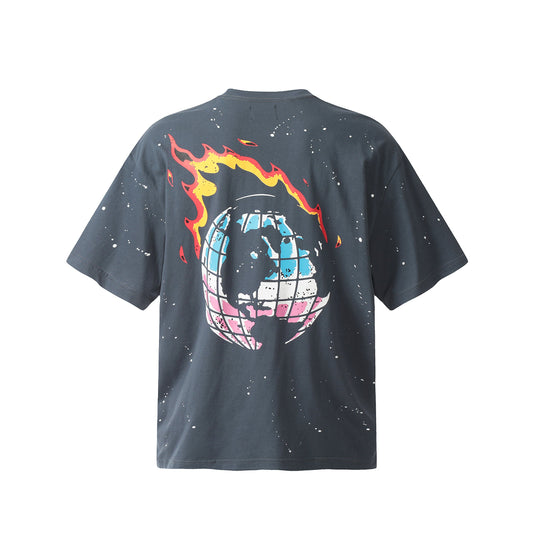 GALLERY Dept T-Shirt Unisex Streetwear Limited Edition - Introducing the Gallery Dept. Hand-Painted Eco Elements Heavyweight T-Shirt, a perfect fusion of art, sustainability,