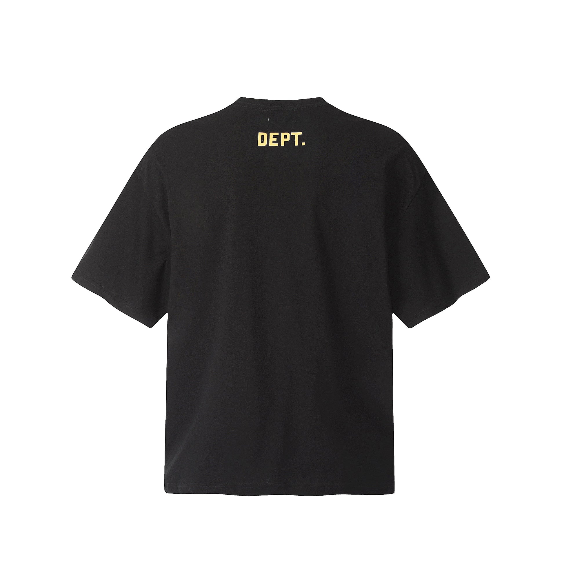 GALLERY Dept 24ss T-Shirt - Black Unisex Streetwear Limited Edition - Introducing the Gallery Dept. DEPT. Logo T-Shirt in Classic Black, a staple piece that perfectly