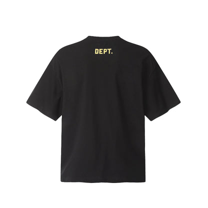 GALLERY Dept 24ss T-Shirt - Black Unisex Streetwear Limited Edition - Introducing the Gallery Dept. DEPT. Logo T-Shirt in Classic Black, a staple piece that perfectly