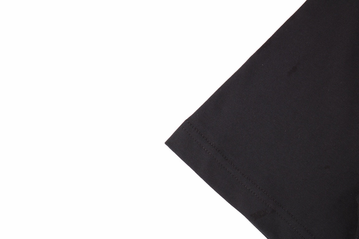 BALENCIAGA Distressed Logo T-shirt - Black Unisex Streetwear Limited Edition - The BALENCIAGA DISTRESSED LOGO T-SHIRT BLACK - REPLICA brings together luxury streetwear and grunge-inspired aesthetics