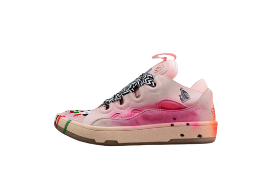 Vibrant Low Top Sneakers - Pink Unisex Streetwear Limited Edition - ### Vibrant Pink Low Top Sneakers Make a bold fashion statement with these vibrant Pink