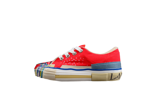 Vibrant Canvas Low Top Sneakers - White Unisex Streetwear Limited Edition - ### Vibrant Canvas Low Top Sneakers Step up your sneaker game with the Vibrant Canvas