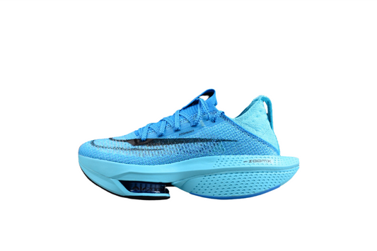 Zoom Alphafly Ne - T% 2 - Blue Unisex Streetwear Limited Edition - The Nike Air Zoom Alphafly NEXT% 2 is a top-tier running shoe engineered for athletes